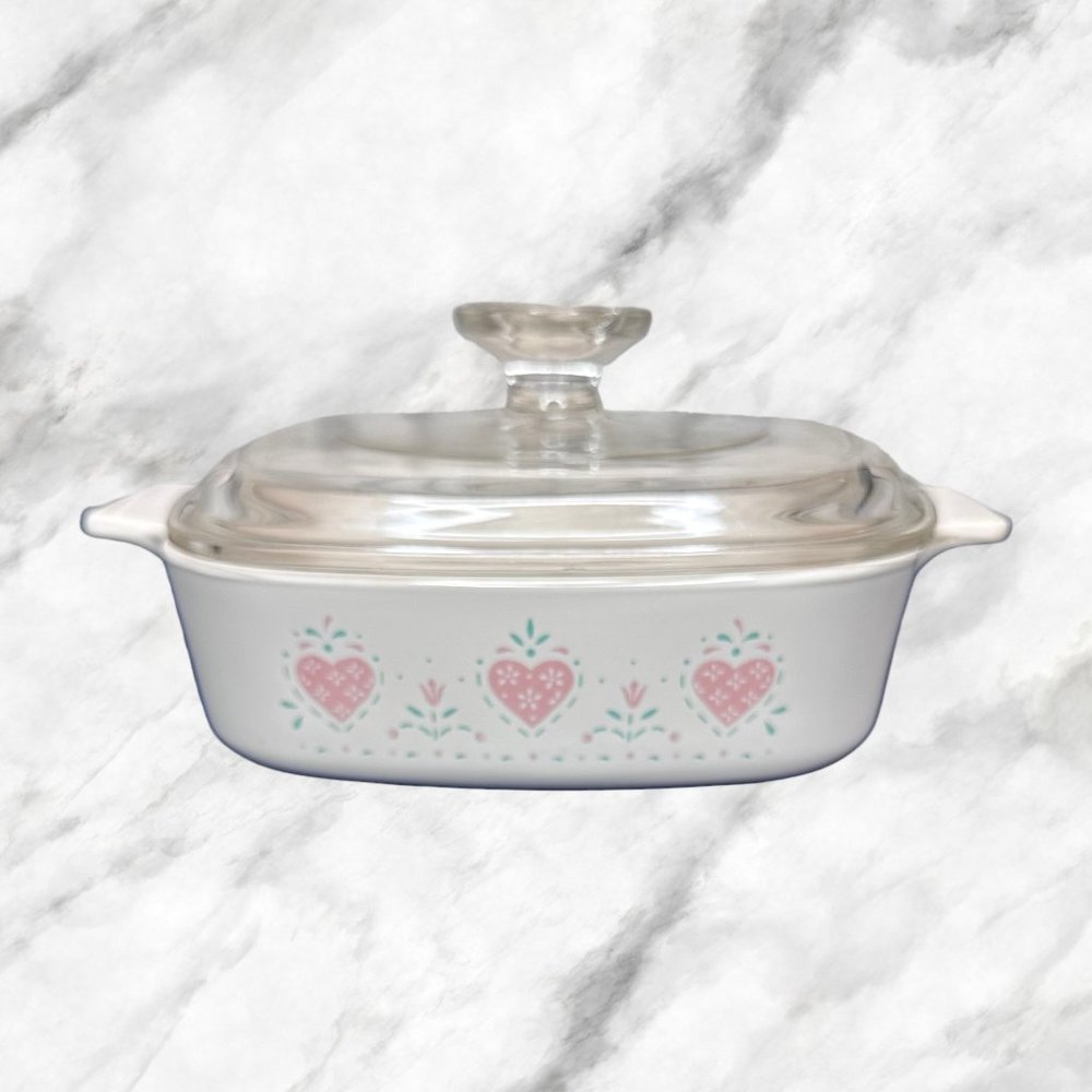 Corningware Forever Yours 1 Quart Casserole Bakeware Dish A-1-B